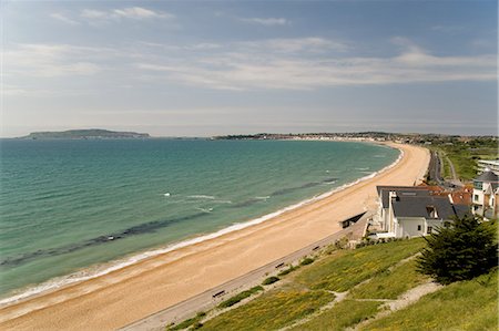 Weymouth beach in dorset Foto de stock - Sin royalties Premium, Código: 614-03455257
