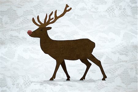 Reindeer Stock Photo - Premium Royalty-Free, Code: 614-03576392