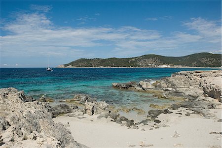 pityusen islands - Las Salinas beach, Ibiza Stock Photo - Premium Royalty-Free, Code: 614-03648536