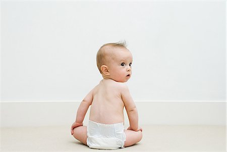 people sitting cutout white background - Baby Stock Photo - Premium Royalty-Free, Code: 614-03648657