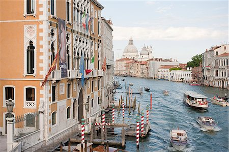 Boats on Grand Canal, Venice, Italy Stock Photo - Premium Royalty-Free, Code: 614-03684354