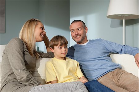 simsearch:614-03784139,k - Family watching television Stock Photo - Premium Royalty-Free, Code: 614-03784133