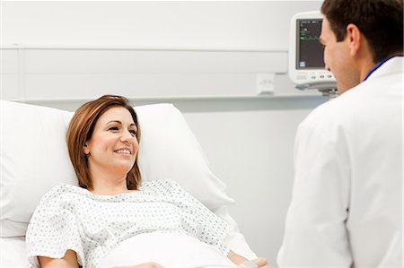 recovering - Female patient with doctor Stock Photo - Premium Royalty-Free, Code: 614-03783668