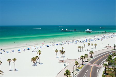 Beach scene, Clearwater, Florida Foto de stock - Sin royalties Premium, Código: 614-03818722