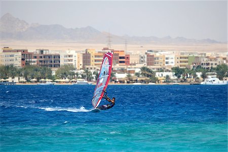 Egypt, coast of the red sea, Safaga, windsurf Stock Photo - Premium Royalty-Free, Code: 610-05392559
