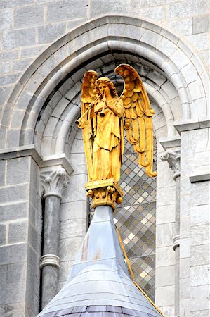 Ireland, Cork, Saint Finbarre's Cathedral, resurrection angel Foto de stock - Sin royalties Premium, Código: 610-05654848