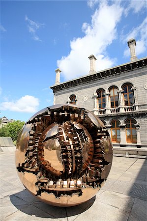 Ireland, Dublin, Trinity college, sculpture Foto de stock - Sin royalties Premium, Código: 610-05654990