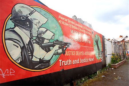 peinture murale - Irlande, Belfast, peinture sur un mur Photographie de stock - Premium Libres de Droits, Code: 610-05653448