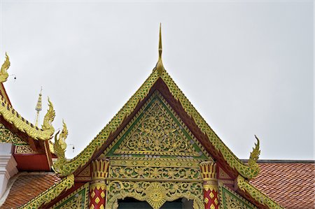 Thailand, Chiang Mai, wat phrathat doi suthep, detail of a low-relief Stock Photo - Premium Royalty-Free, Code: 610-05842334