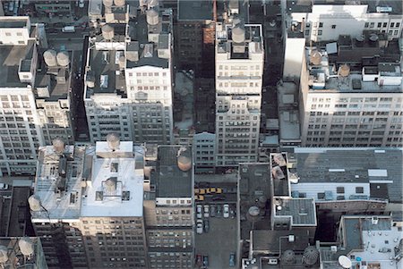 simsearch:610-02374339,k - United States, New York, Aerial view of Manhattan Foto de stock - Sin royalties Premium, Código: 610-00257064