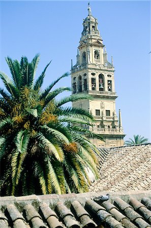 simsearch:610-00682593,k - Espagne, Andalousie, Cordoue, beffroi-minaret de la mosquée-cathédrale Photographie de stock - Premium Libres de Droits, Code: 610-00682552