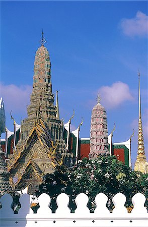 simsearch:610-00800146,k - Thaïlande, Bangkok, temple de Wat Phra Keo Photographie de stock - Premium Libres de Droits, Code: 610-00799362