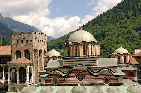 simsearch:610-01576809,k - Monastère de Rila, Bulgarie Photographie de stock - Premium Libres de Droits, Code: 610-01576808