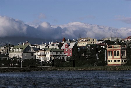 simsearch:610-03503676,k - Iceland, Reykjavik, traditional dwellings Foto de stock - Sin royalties Premium, Código: 610-01578271