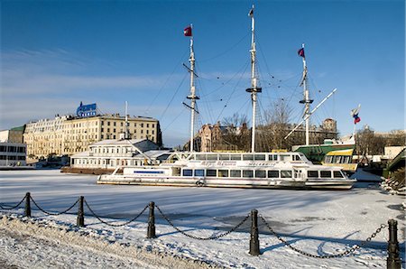 simsearch:610-05392236,k - Russia, St Petersburg, boats on ice. Stock Photo - Premium Royalty-Free, Code: 610-02374781