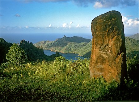 simsearch:610-01576896,k - French Polynesia, Marquesas archipelago, Nuku Hiva island, Hatiheu bay Foto de stock - Sin royalties Premium, Código: 610-02373346
