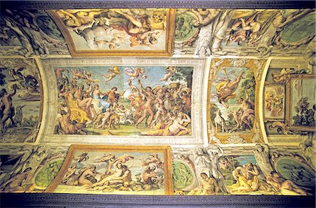 simsearch:610-00255150,k - Italie, Rome, Palazzo Farnese, images de Annibale Carracci Photographie de stock - Premium Libres de Droits, Code: 610-02373875
