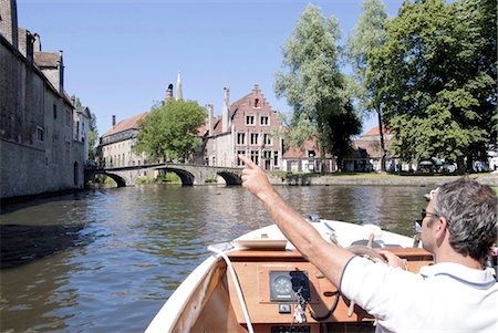 Canal de Belgique, Bruges, Photographie de stock - Premium Libres de Droits, Code: 610-03809187