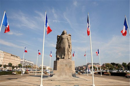 France, Normandy, Le Havre, war memorial Stock Photo - Premium Royalty-Free, Code: 610-03810833