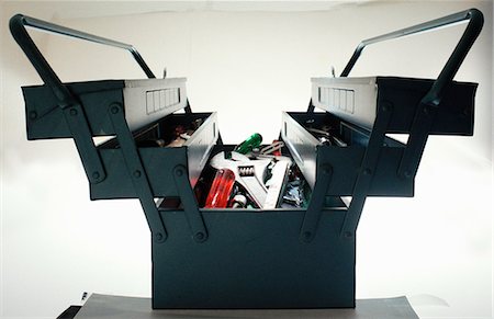 engrenagens - A toolbox. Foto de stock - Royalty Free Premium, Número: 6102-03749750