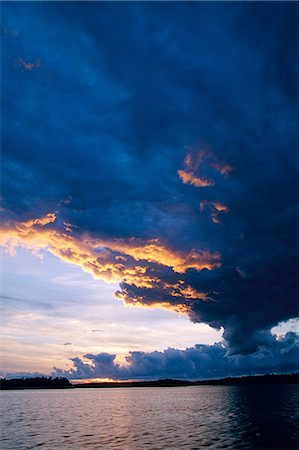 simsearch:6102-03748647,k - Wolkenformationen in den Schären in Schweden. Stockbilder - Premium RF Lizenzfrei, Bildnummer: 6102-03750411