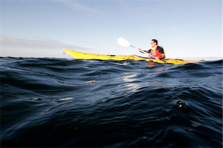 simsearch:6102-03867416,k - A man in a kayak. Stock Photo - Premium Royalty-Free, Code: 6102-03750962