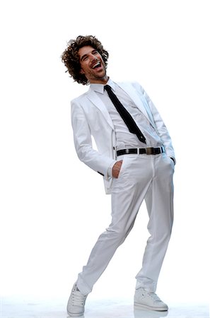 simsearch:6102-03867381,k - Un homme en costume blanc, Suède. Photographie de stock - Premium Libres de Droits, Code: 6102-03865903