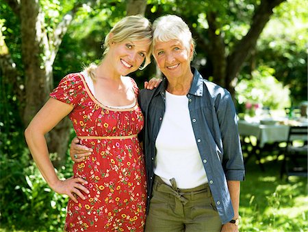 Two smiling women, Stockholm, Sweden. Stock Photo - Premium Royalty-Free, Code: 6102-03866194