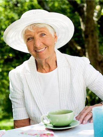 Portrait of a smiling elderly woman, Stockholm, Sweden. Stock Photo - Premium Royalty-Free, Code: 6102-03866213