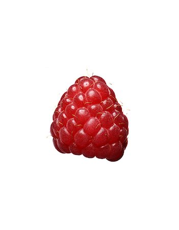 fruit and vegetables white background - A raspberry. Foto de stock - Sin royalties Premium, Código: 6102-03866639