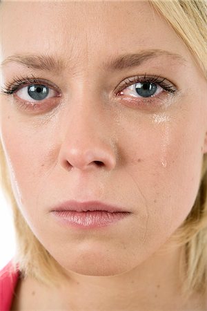 simsearch:6102-03866975,k - Portrait of a sad Scandinavian woman, Sweden. Foto de stock - Sin royalties Premium, Código: 6102-03866974