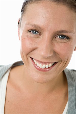 simsearch:6102-03866975,k - Portrait of a smiling Scandinavian woman, Sweden. Foto de stock - Sin royalties Premium, Código: 6102-03866984