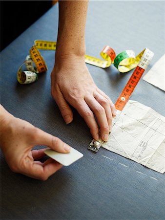 patrón de costura - A tailor, Sweden. Foto de stock - Sin royalties Premium, Código: 6102-03867337