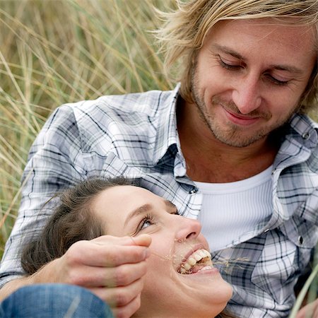 A young couple in love, Skane, Sweden. Stock Photo - Premium Royalty-Free, Code: 6102-03867531