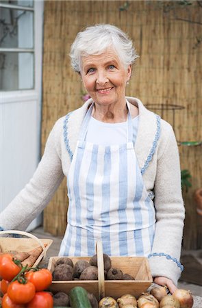 single old woman - An elderly scandinavian woman, Sweden. Foto de stock - Sin royalties Premium, Código: 6102-03827041