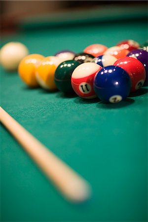 Pocket billiards. Foto de stock - Sin royalties Premium, Código: 6102-03827159