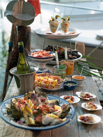 Fruits de mer, Blekinge, Suède. Photographie de stock - Premium Libres de Droits, Code: 6102-03827985