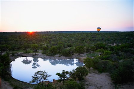 parc national kruger - Kruger National Park avec un ballon lointain, l'Afrique du Sud. Photographie de stock - Premium Libres de Droits, Code: 6102-03828312