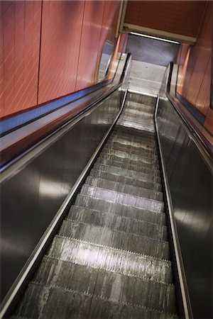simsearch:6102-05655443,k - An escalator, Sweden. Stock Photo - Premium Royalty-Free, Code: 6102-03828646