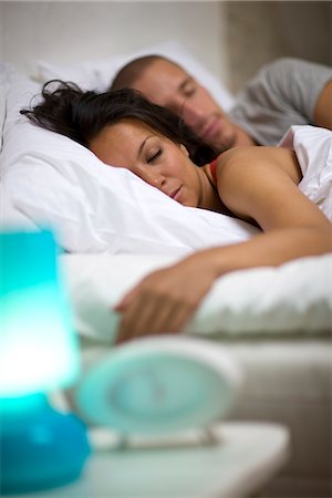 A man and a woman sleeping, Sweden. Stock Photo - Premium Royalty-Free, Code: 6102-03828872