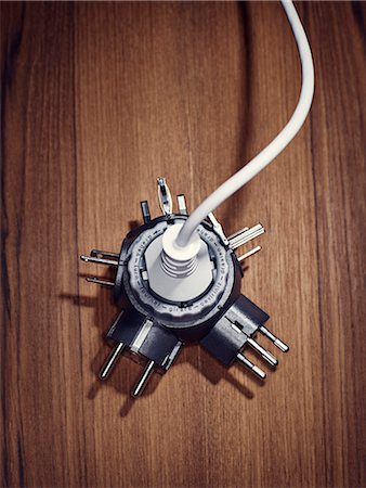 Multifunctional electric adapter, Sweden. Stock Photo - Premium Royalty-Free, Code: 6102-03828946