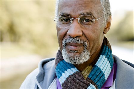 senior man portrait scarf - Portrait of a senior man, Sweden. Stock Photo - Premium Royalty-Free, Code: 6102-03903996