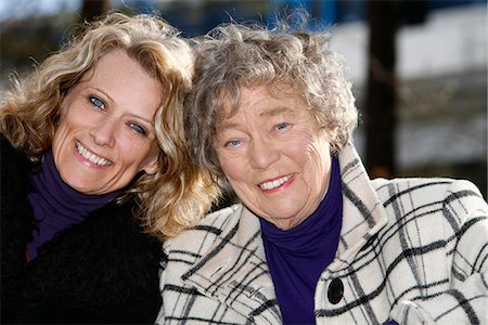 Portrait of a mother and a grown-up daughter, Sweden. Stock Photo - Premium Royalty-Free, Code: 6102-03904039