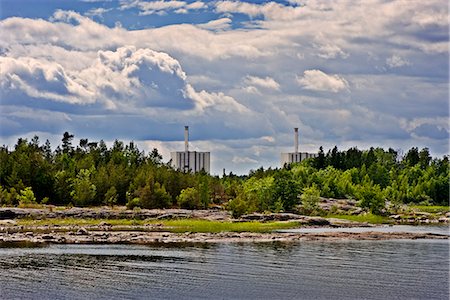 Forsmark centrale nucléaire, Suède. Photographie de stock - Premium Libres de Droits, Code: 6102-03904388