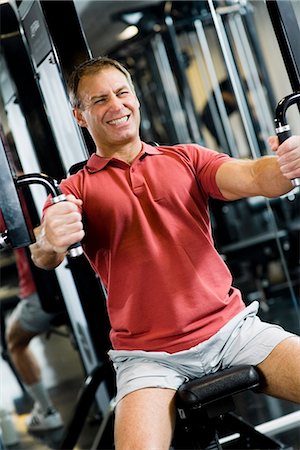 A man working out, Sweden. Stock Photo - Premium Royalty-Free, Code: 6102-03904473