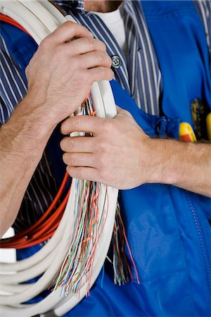 An electrician. Stock Photo - Premium Royalty-Free, Code: 6102-03904505