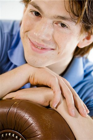 Portrait of a teenage boy. Stock Photo - Premium Royalty-Free, Code: 6102-03904670