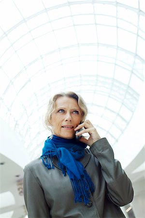 Mature woman with a blue scarf, Brazil. Stock Photo - Premium Royalty-Free, Code: 6102-03905172