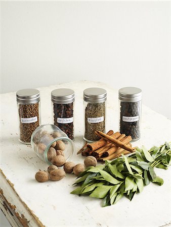 pepper nut - Various spices, Sweden. Stock Photo - Premium Royalty-Free, Code: 6102-03905183