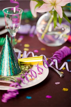 Table laid for a party. Stock Photo - Premium Royalty-Free, Code: 6102-03905309